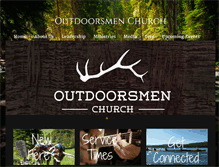 Tablet Screenshot of outdoorsmenchurch.com